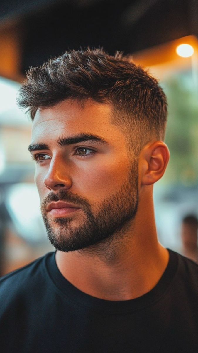 Dégradé burst homme moderne