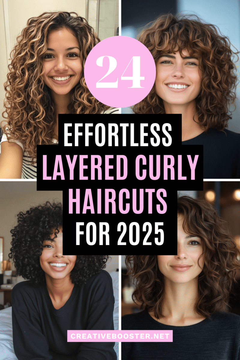 Cheveux bouclés coupe tendance