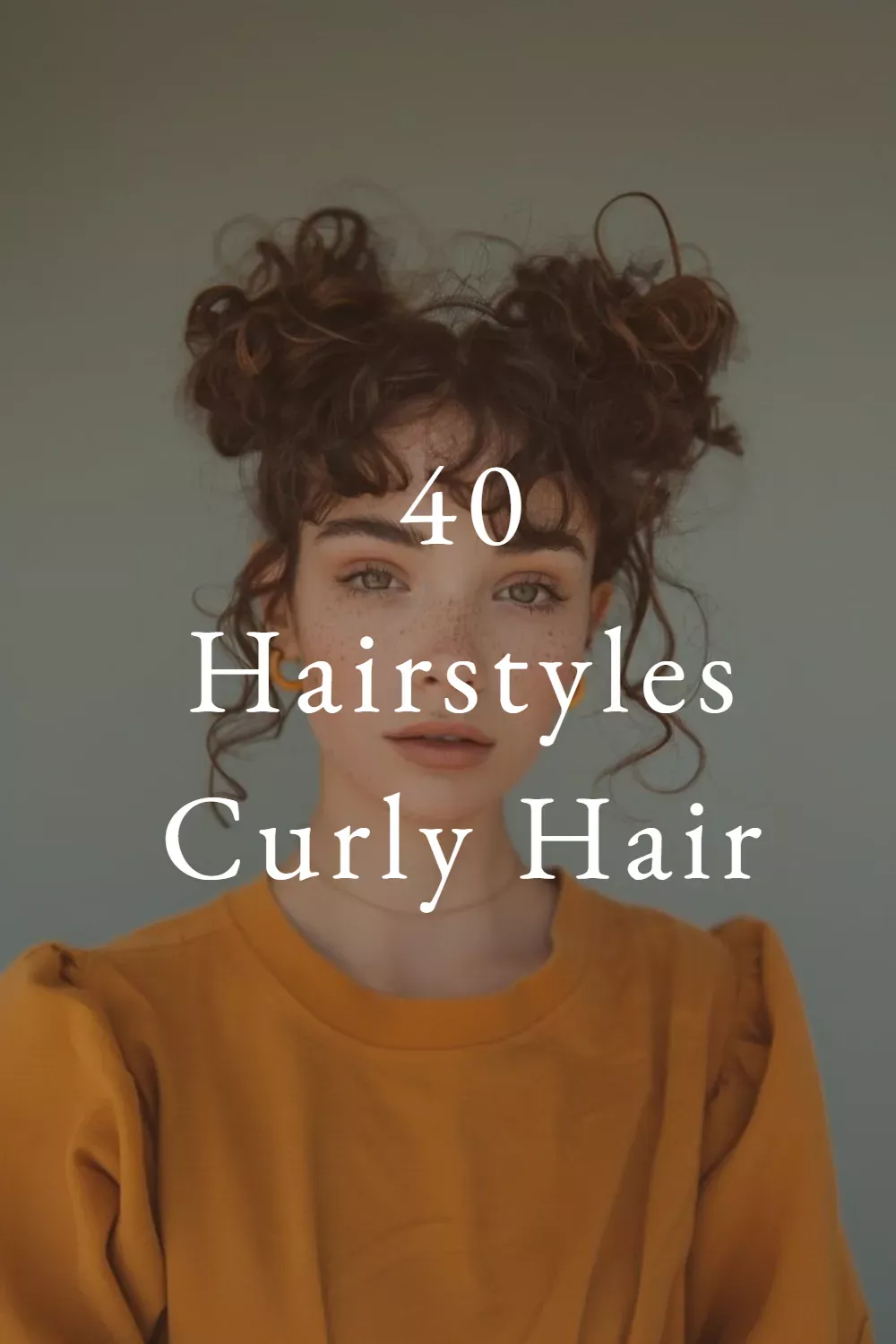 Cheveux bouclés coupe tendance