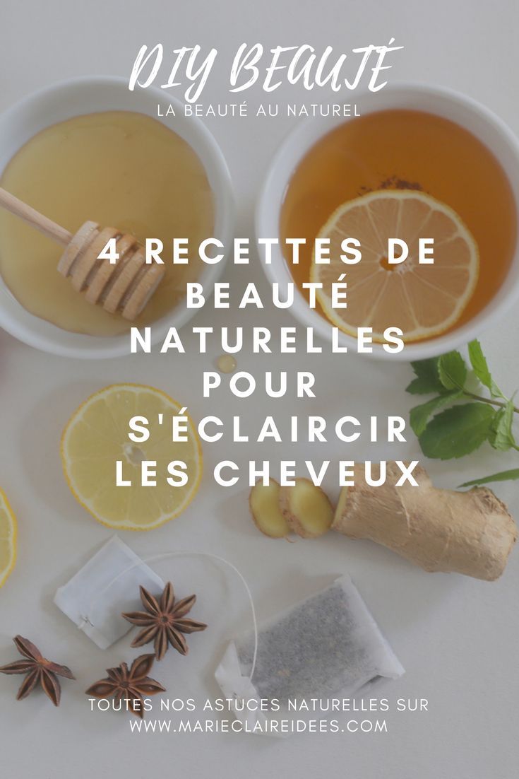 Éclaircir cheveux naturellement