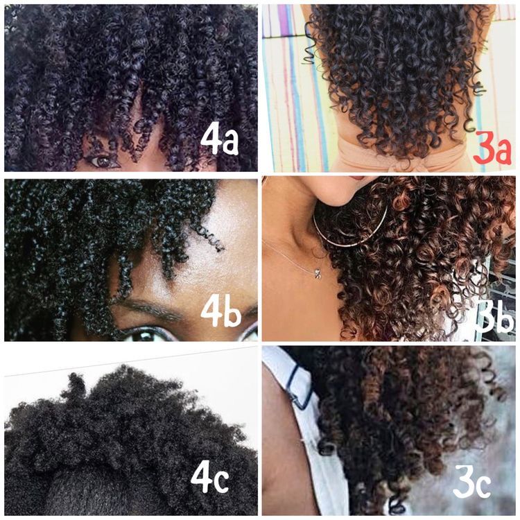 Types de cheveux 1a à 4c