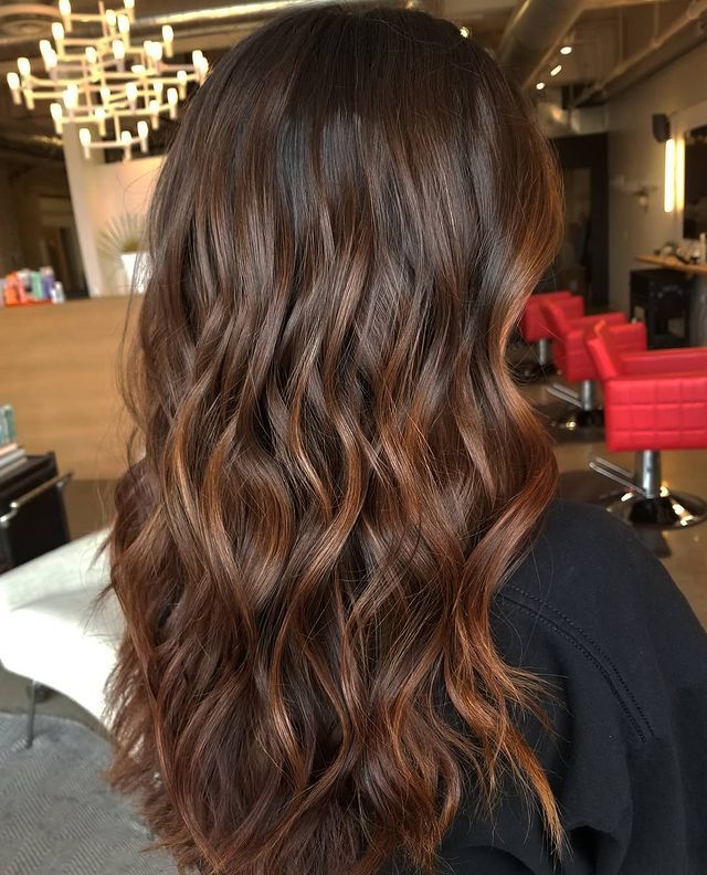balayage cheveux bruns