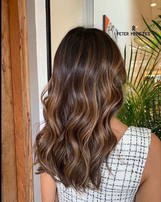 balayage cheveux bruns