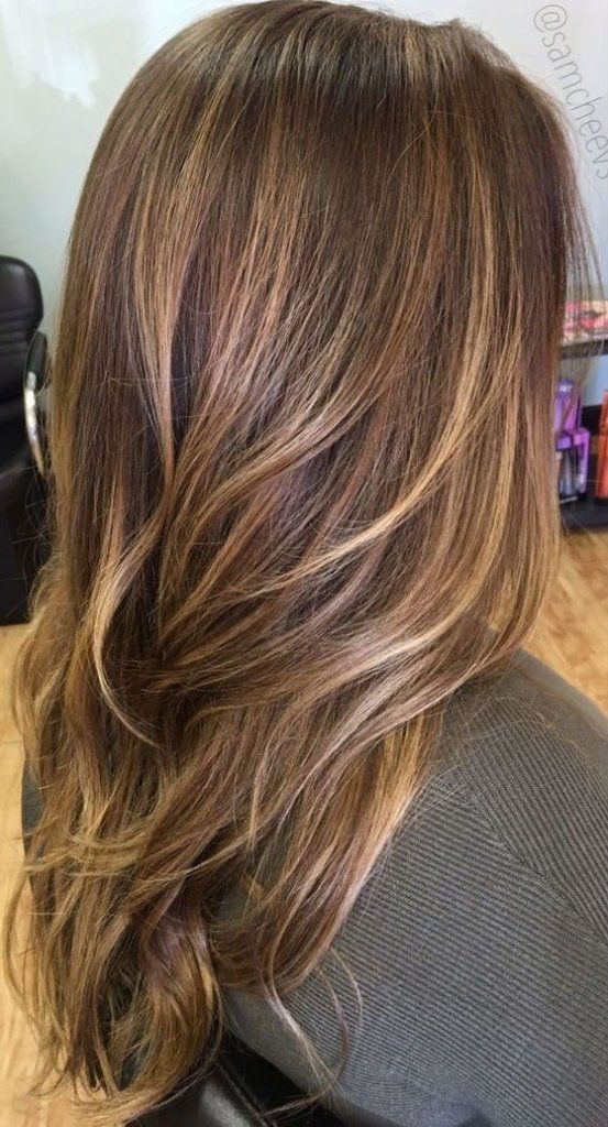 balayage cheveux bruns