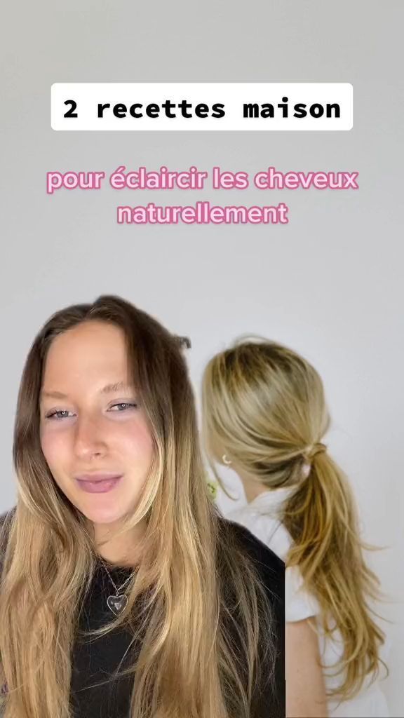 Éclaircir cheveux naturellement