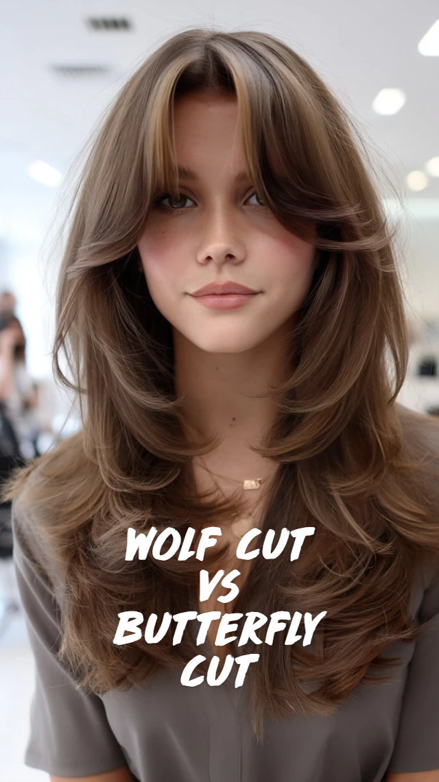 Coupe papillon butterfly cut