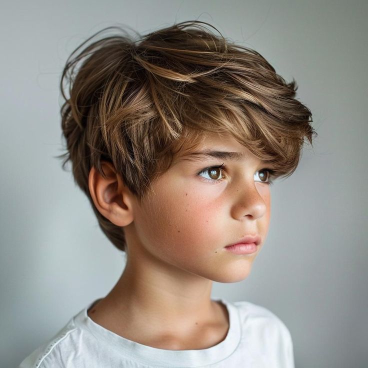 coupe garçon cheveux mi-longs