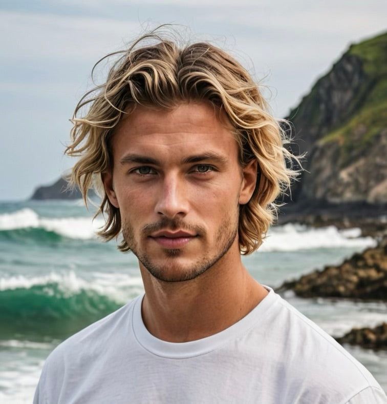 coiffure surfeur homme