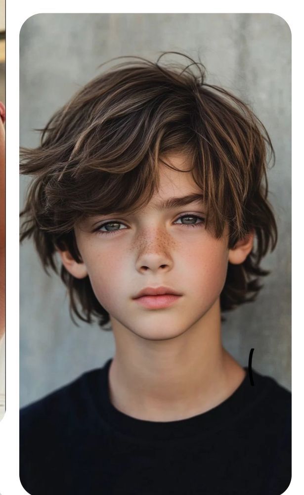 coupe garçon cheveux mi-longs