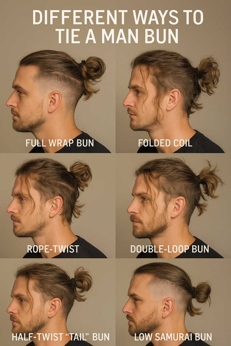 chignon masculin