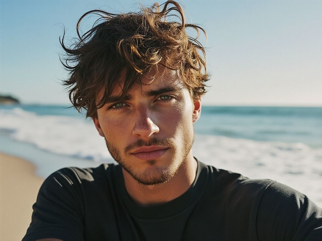 coiffure surfeur homme