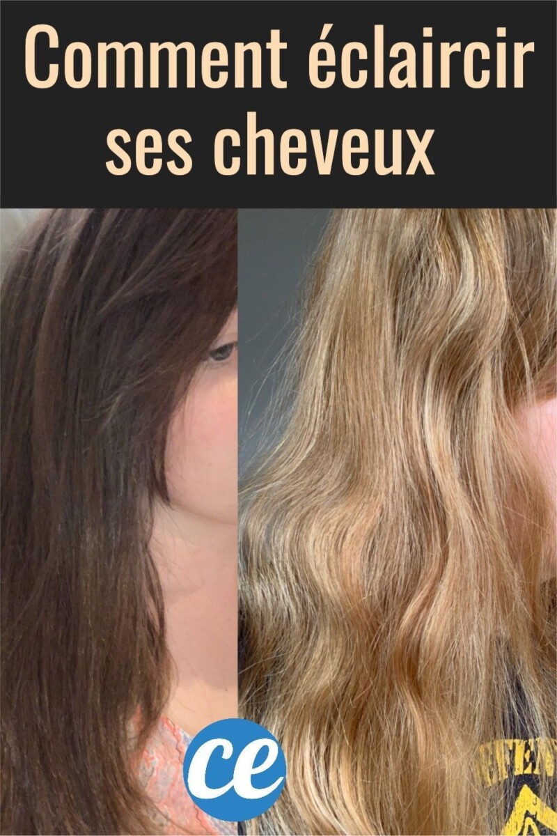 Éclaircir cheveux naturellement