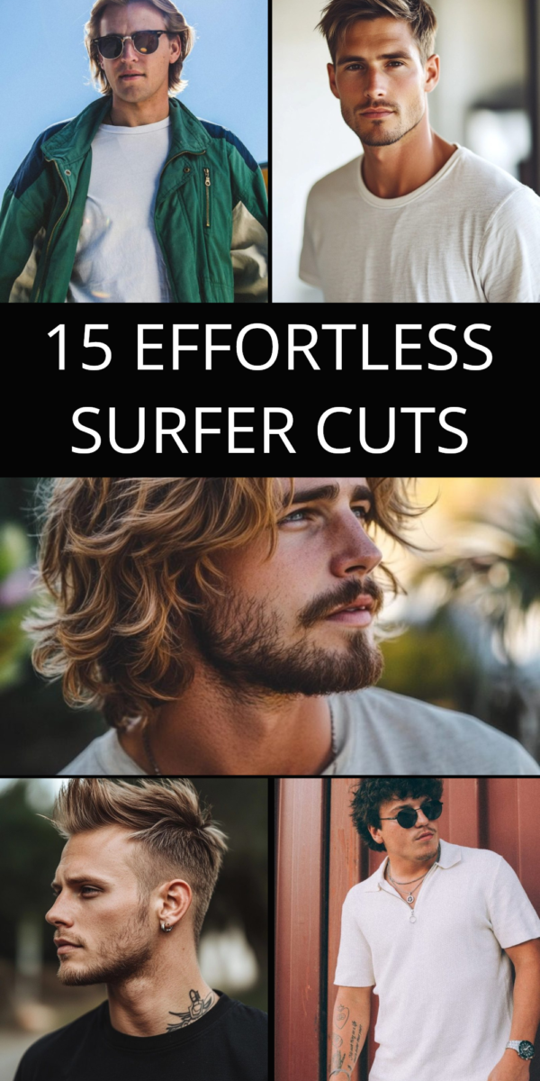 Coiffure surfeur homme été