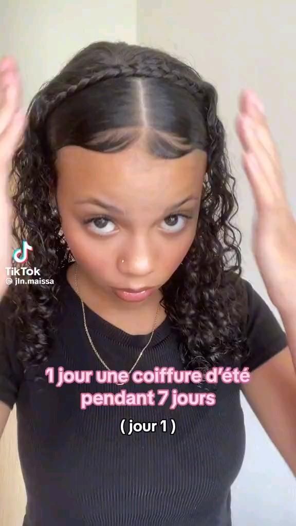 Idées coiffures boucles naturelles