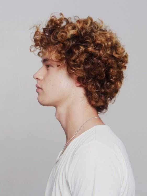 Permanente homme boucles Québec