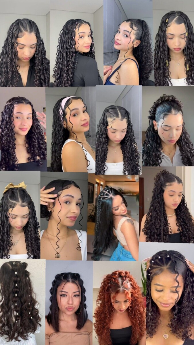 coiffure cheveux bouclés