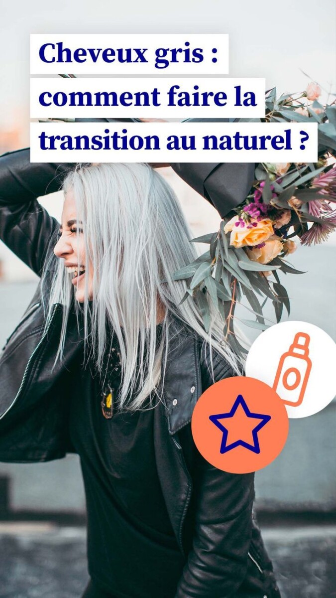 transition cheveux gris