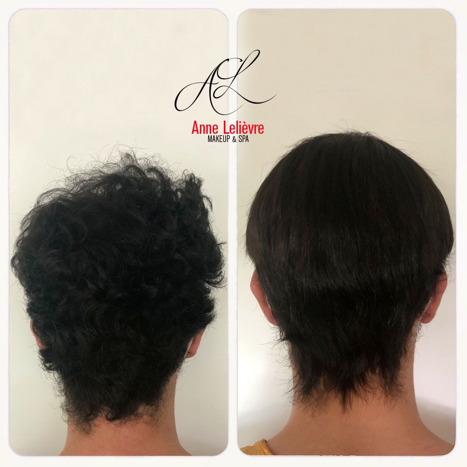 Lissage brésilien kératine résultat