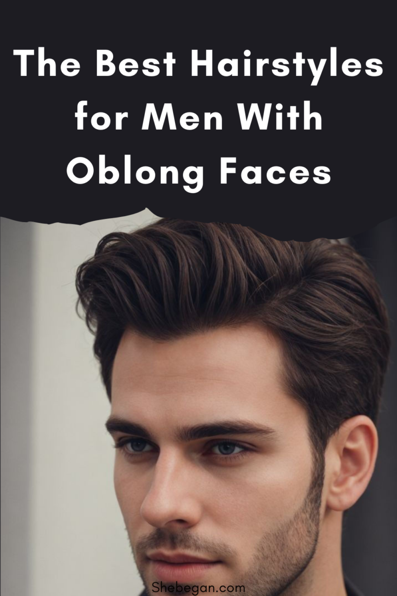 Cheveux longs homme visage ovale