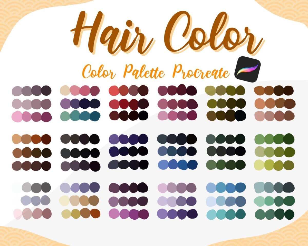 Palette coloration cheveux conseil