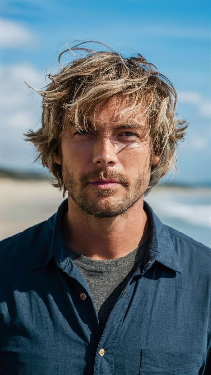 coiffure surfeur homme