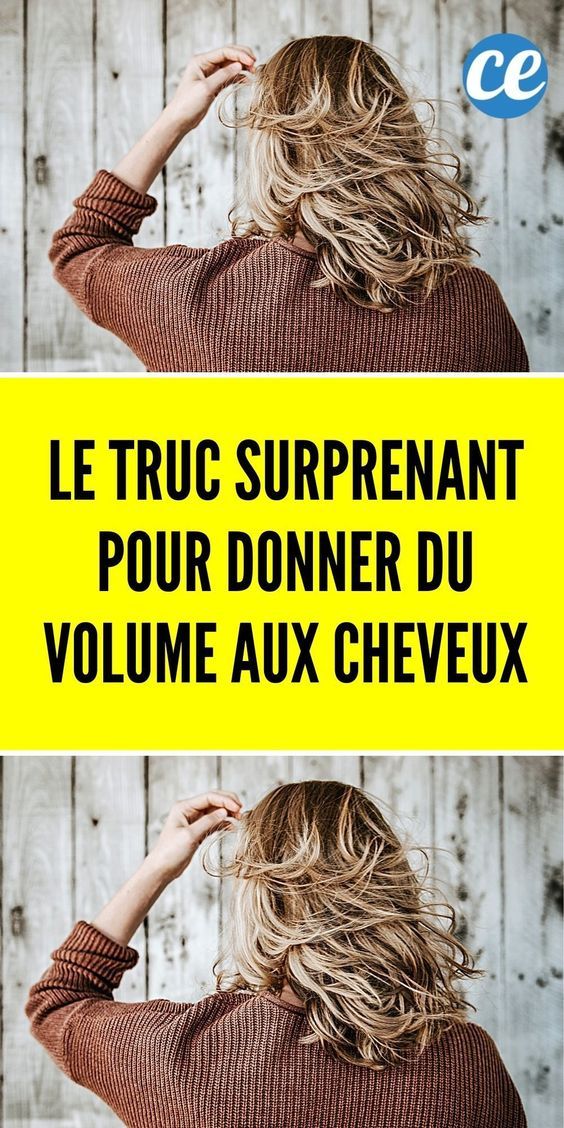 Volume cheveux plats astuces