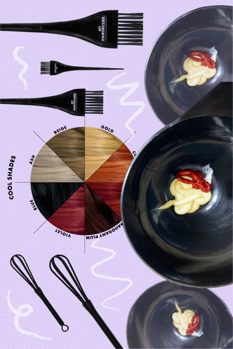 Palette coloration cheveux conseil