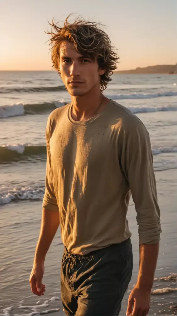 Coiffure surfeur homme été