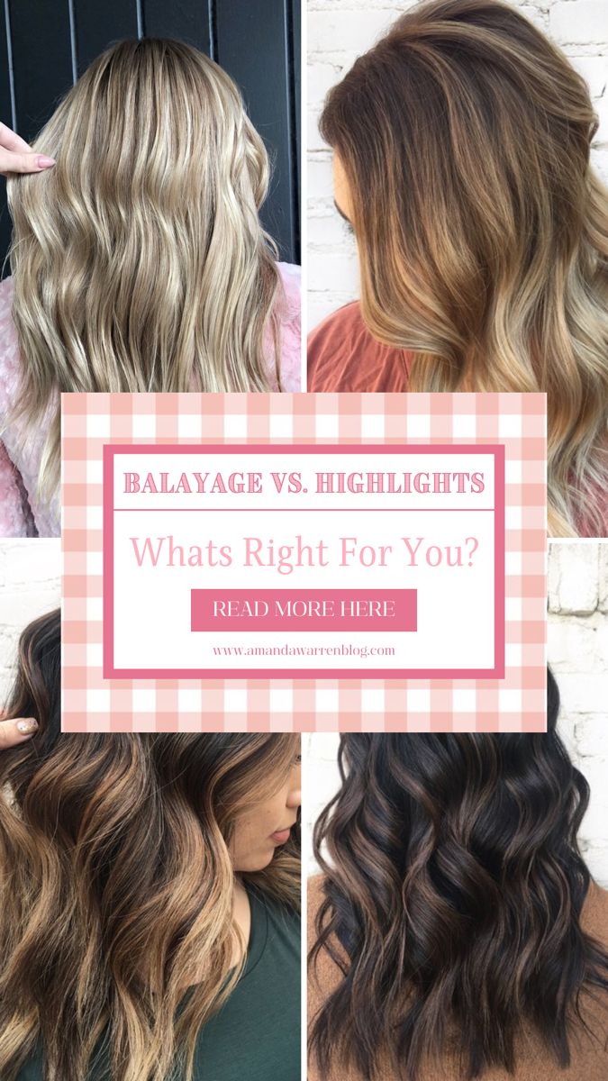 Mèches vs balayage comparatif
