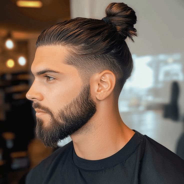 chignon masculin