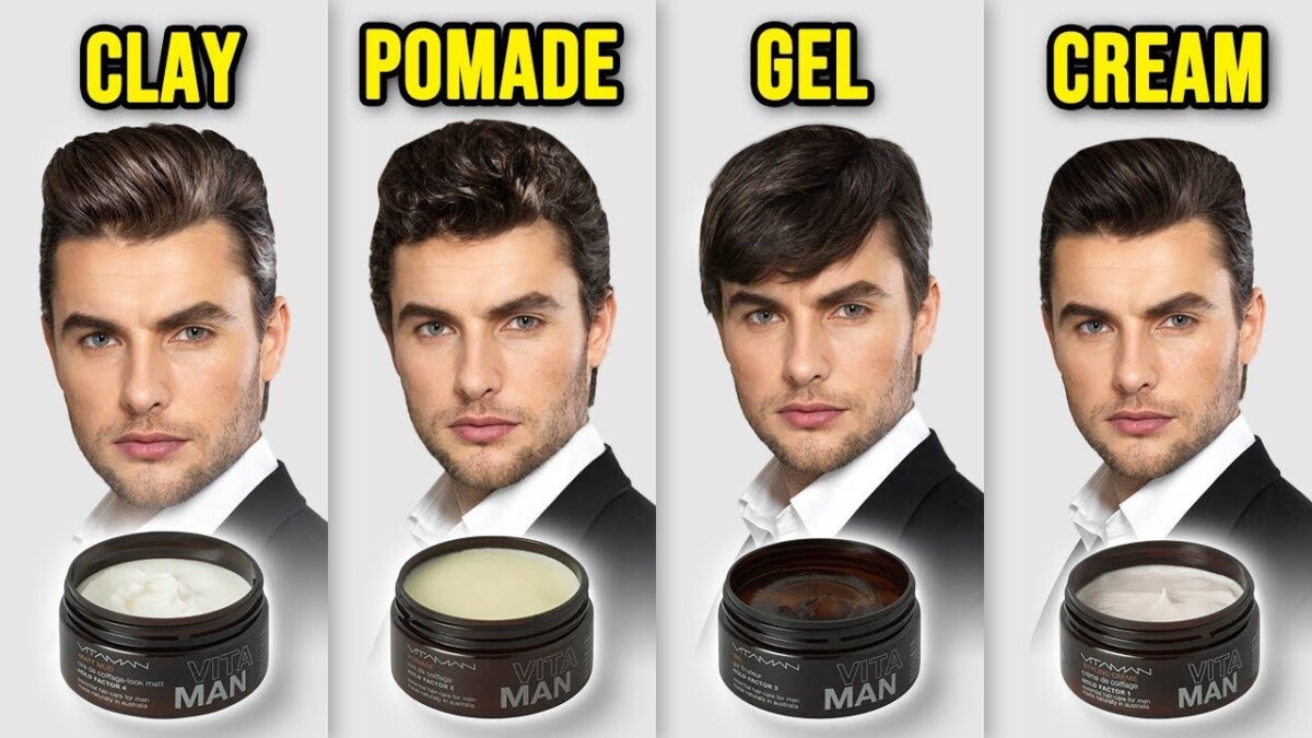 Coiffage homme produits cire