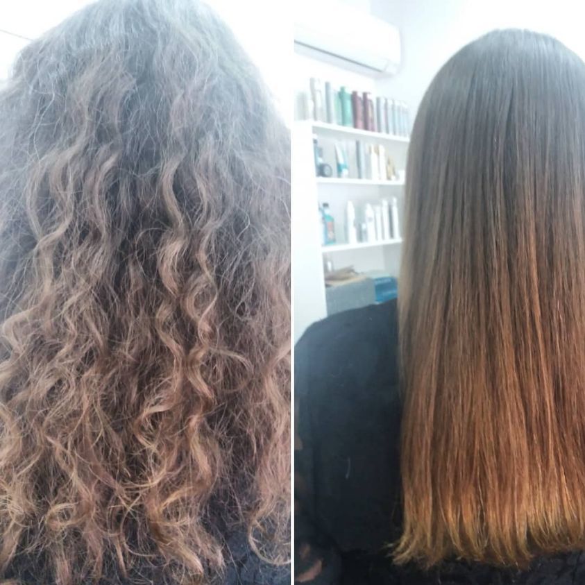 lissage brésilien kératine