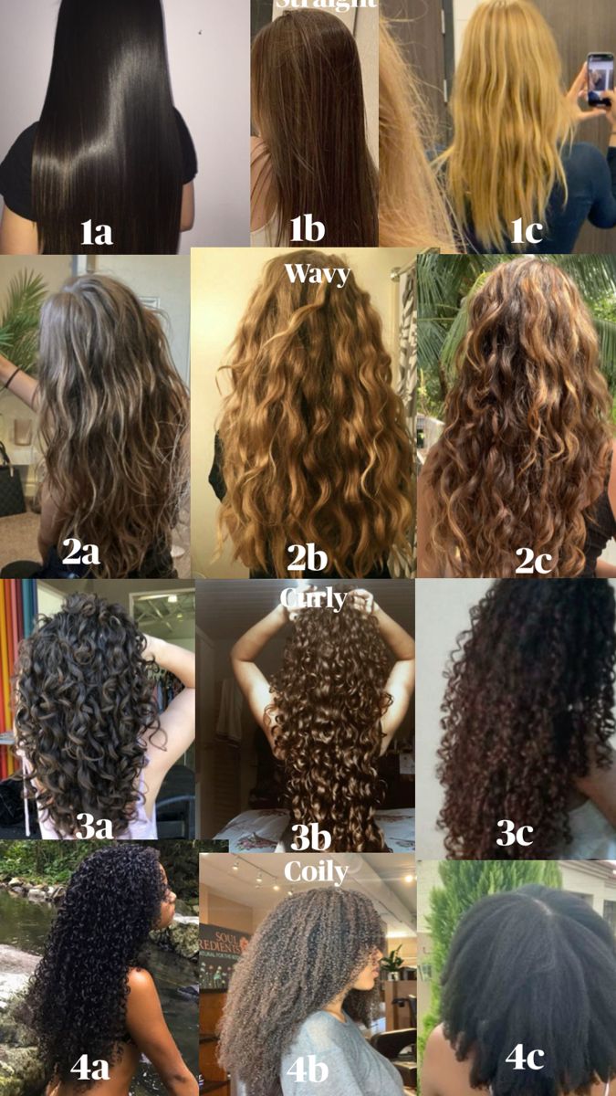 Types de permanentes cheveux