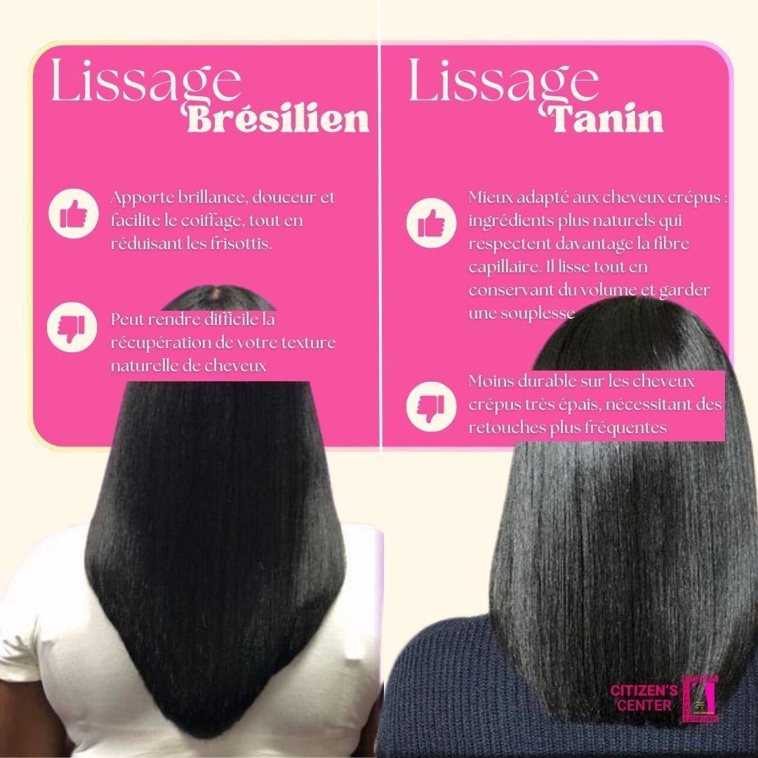 lissage brésilien ou botox capillaire