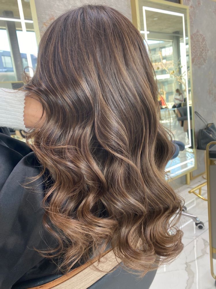 balayage cheveux châtains