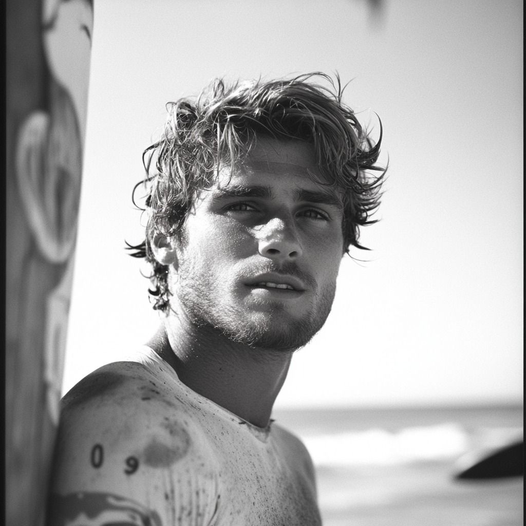 Coiffure surfeur homme été