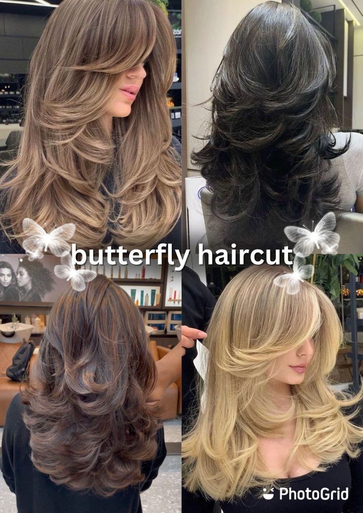 Coupe papillon butterfly cut