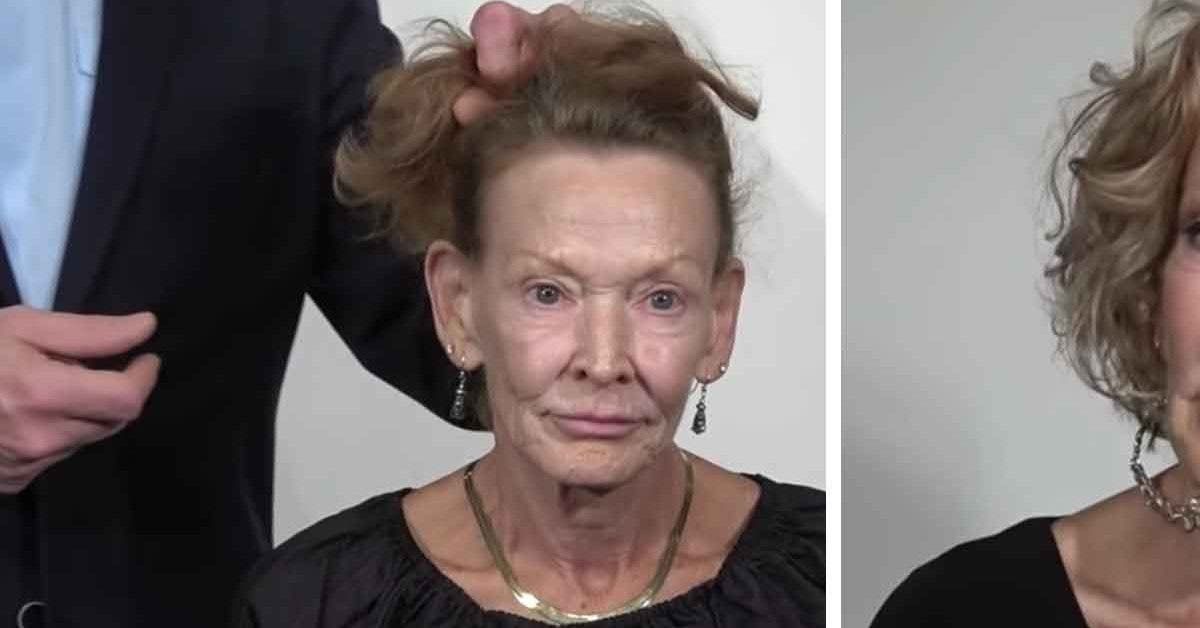 Avant après relooking coiffure