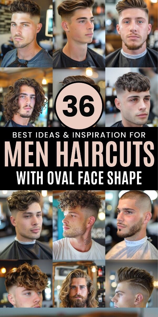 Cheveux longs homme visage ovale