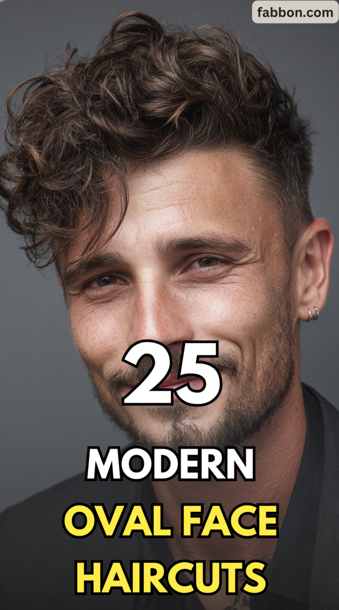 Cheveux longs homme visage ovale