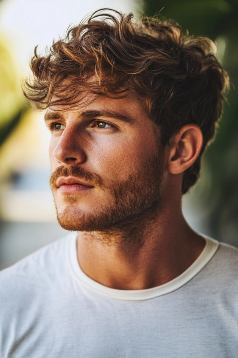 coiffure surfeur homme