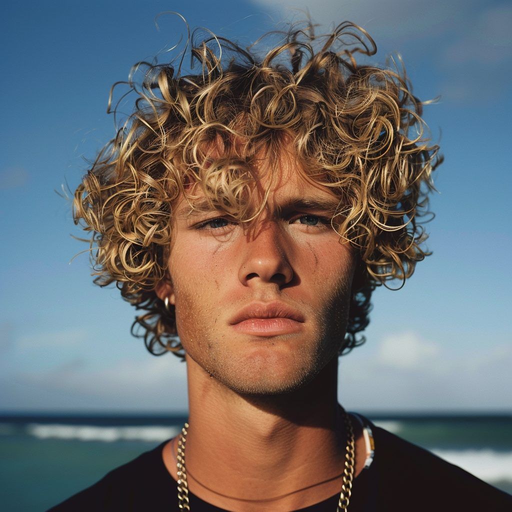 Coiffure surfeur homme été