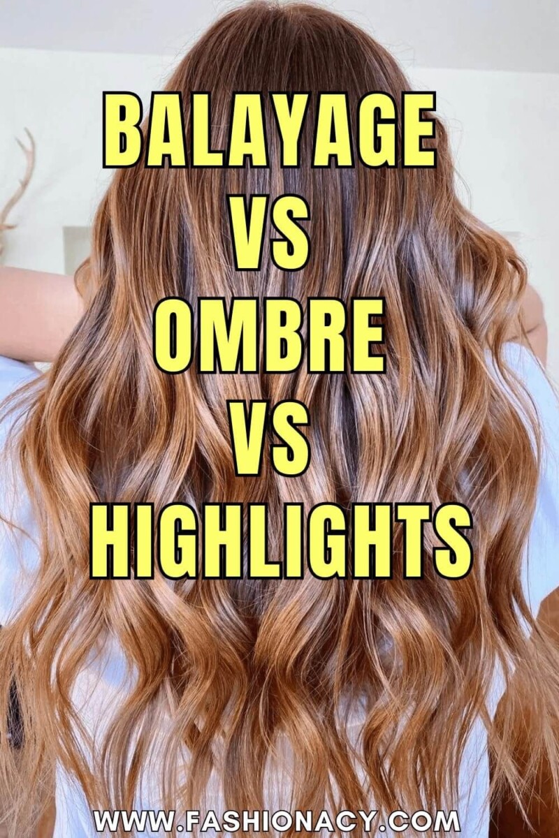 Mèches vs balayage comparatif