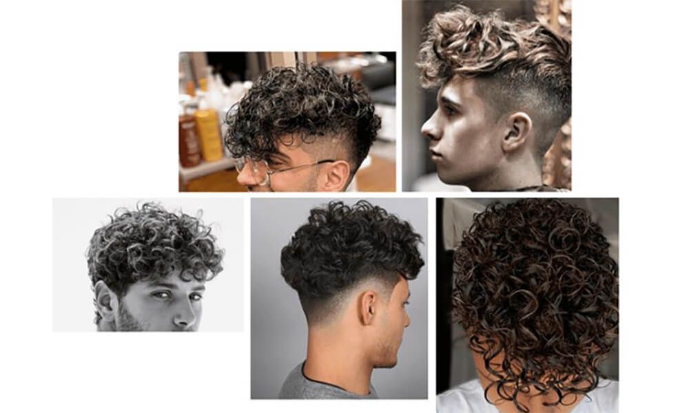 Permanente homme boucles Québec