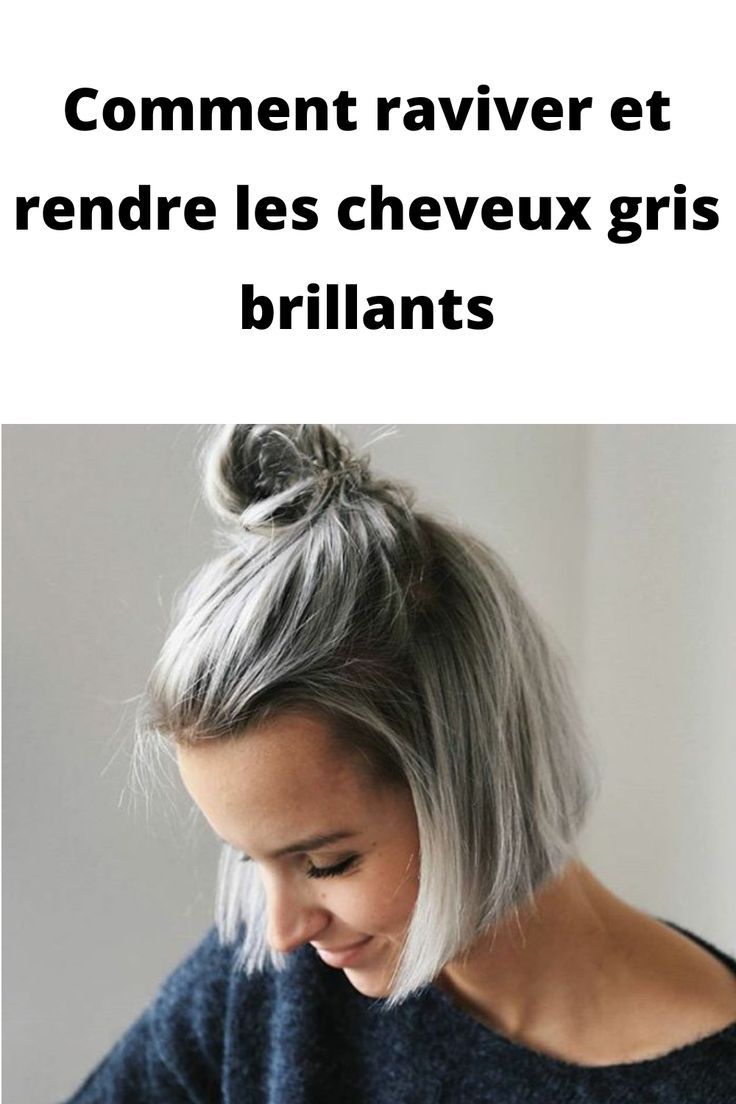 transition cheveux gris