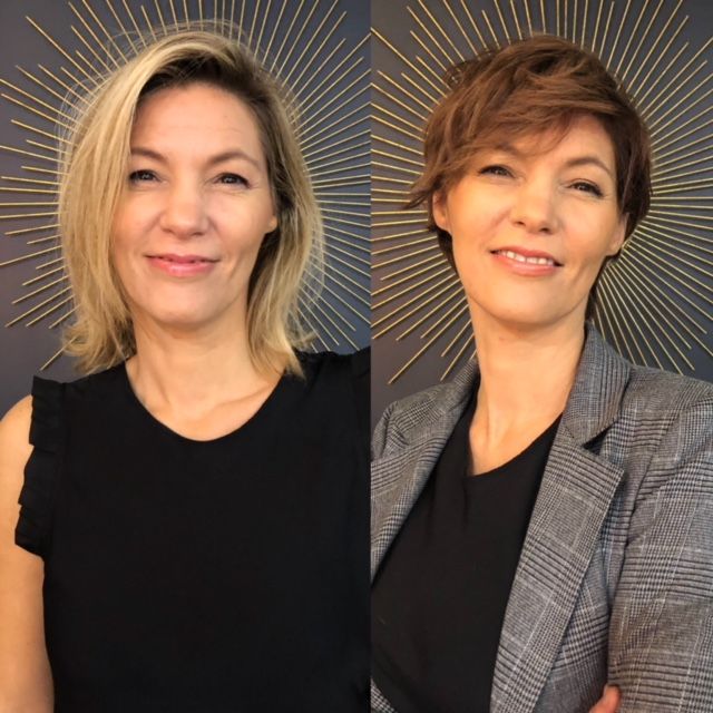 Avant après relooking coiffure