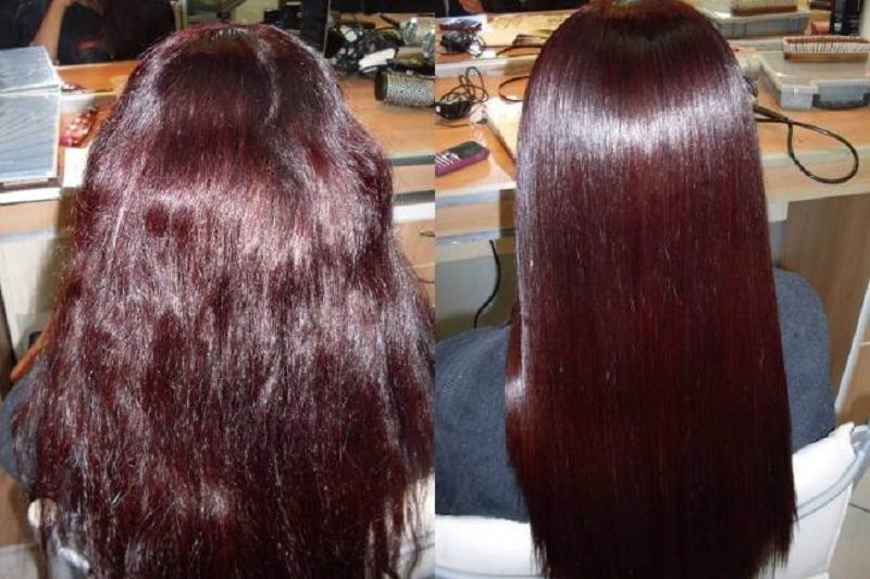 lissage brésilien kératine