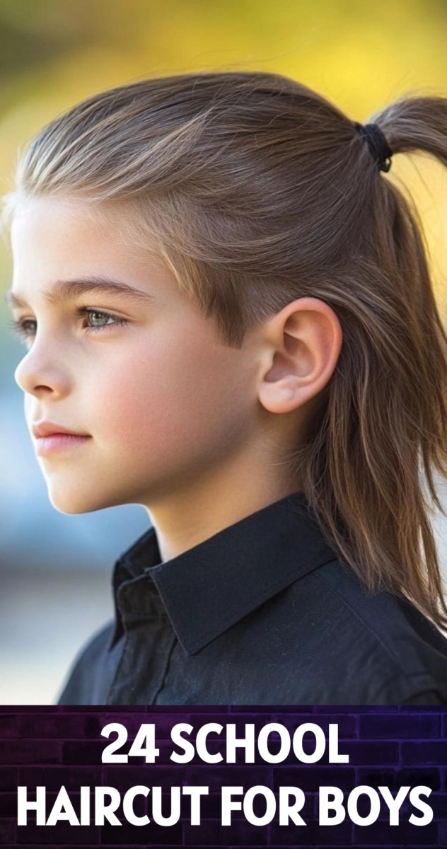 Coupe garçon cheveux mi-longs