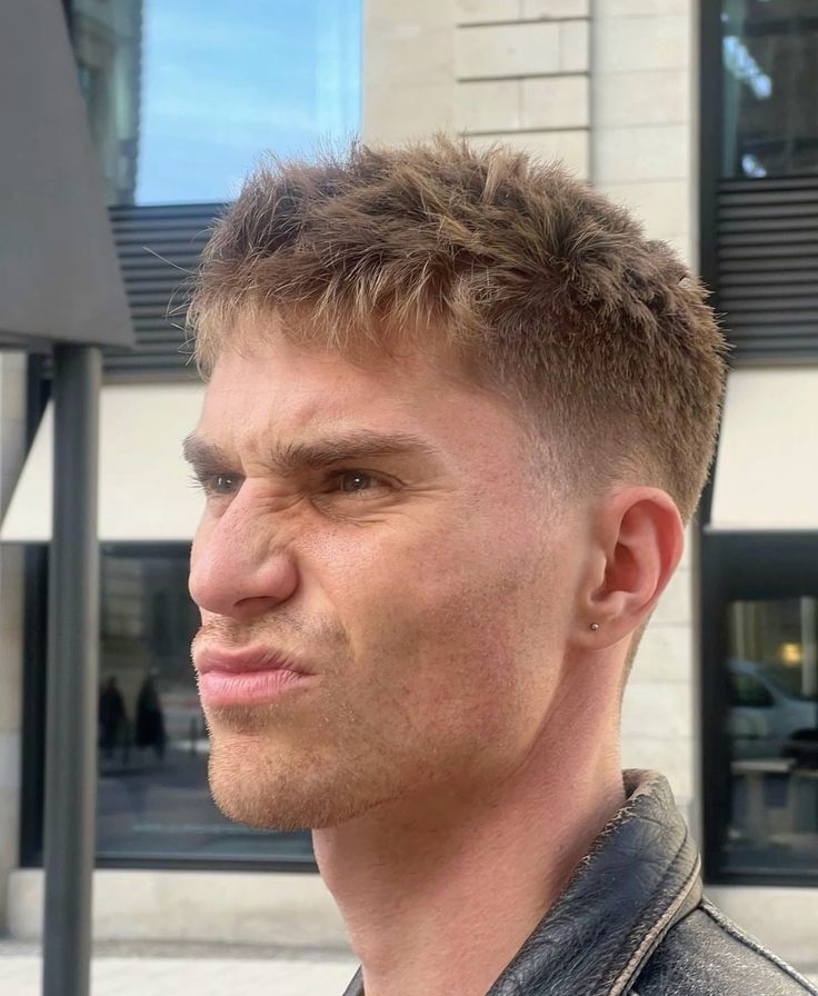 French crop haircut homme