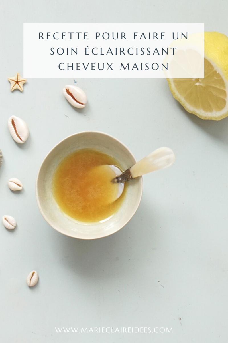 éclaircir cheveux naturellement